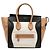Luggage Céline Celine Weiße Mini Tricolor aus Kalbsleder Reisetasche