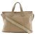 Bolsa tote de couro bege Tod's