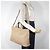 Bolsa tote de couro bege Tod's - vista 18