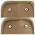 Bolsa tote de couro bege Tod's - vista 9