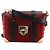 Borsa a Spalla Piccola Manhattan di Michael Kors Rosso