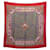 Sciarpa Hermès Carré 90 QALAMDAN Rosso Multicolore