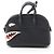Charm Bolide Shark in pelle Swift nera di Hermès Nero - vista 7