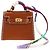 Charm Mini Borsa Twilly Kelly di Hermès Marrone