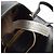 Twin Set Borsa tote in pelle nera Twinset Milano con hardware del logo dorato Nero - vista 15