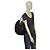 Twin Set Borsa tote in pelle nera Twinset Milano con hardware del logo dorato Nero - vista 16