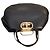 Twin Set Borsa tote in pelle nera Twinset Milano con hardware del logo dorato Nero - vista 5