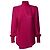 Top de seda jacquard Balmain pour H&M Fucsia