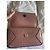 Borsa Lancel Initials in pelle nude - vista 6