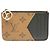Porta biglietti da visita Romy Monogram Reverse di Louis Vuitton Marrone Nero