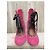 Botines Chloé de ante rosa - vista 4