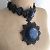 Autre Marque Collana Argentin in Sodalite Blu Grigio - vista 3