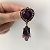 Orecchini a clip Chantal Thomass Metallo Viola Perle Strass Porpora - vista 2