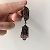 Orecchini a clip Chantal Thomass Metallo Viola Perle Strass Porpora - vista 3