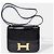 Hermès Borsa HERMES Constance in Pelle Esotica Nera - 103009 Nero