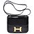 Hermès Borsa HERMES Constance in Pelle Esotica Nera - 103009 Nero - vista 2