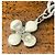 Bellissimo collier DOLCE & GABBANA con fiore con pietre bianche e logo Argento Bianco - vista 12