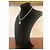 Bellissimo collier DOLCE & GABBANA con fiore con pietre bianche e logo Argento Bianco - vista 3