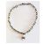 Bellissimo collier DOLCE & GABBANA con fiore con pietre bianche e logo Argento Bianco - vista 8