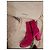 Botines Balenciaga de terciopelo fucsia - vista 2