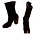 Givenchy Botines de tobillo con tacón recortado Negro