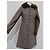 Autre Marque Abrigo de Invierno Ringspun Tweed y Terciopelo S/M Castaño - vista 8