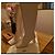 Jacquemus Les Carrés Ronds Lederstiefel Creme Roh - Ansicht 3