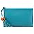 Bamboo Gucci Clutch aus blauer Kalbsleder mit Bambusgriff