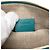 Bamboo Gucci Clutch aus blauer Kalbsleder mit Bambusgriff - Ansicht 6