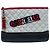 Clutch Gabrielle O em lã e couro de bezerro cinza acolchoada da Chanel Marrom