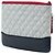 Clutch Gabrielle O em lã e couro de bezerro cinza acolchoada da Chanel Marrom - vista 2