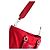 Prada Vintage 2004 Rote Nylon Umhängetasche - Ansicht 3