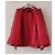 Chaqueta Caban Prada de cuero roja - vista 6