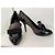 Louis Vuitton Bow Pumps 37.5 Black Grey Schwarz Grau - Ansicht 5