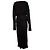 Autre Marque Baserange, maxikleid mit Rippstruktur Schwarz - Ansicht 3