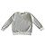 Suéter listrado Adolfo Dominguez ecru/cinza claro T. 7 (XL a XXL) - Novo Creme