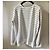 Suéter listrado Adolfo Dominguez ecru/cinza claro T. 7 (XL a XXL) - Novo Creme - vista 3