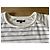 Suéter listrado Adolfo Dominguez ecru/cinza claro T. 7 (XL a XXL) - Novo Creme - vista 7