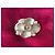 Spilla a forma di fiore dorata Kenzo Gold hardware - vista 2