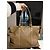 Borsa tote Gucci Diamante in pelle kaki Cachi - vista 3