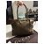 Borsa tote Gucci Diamante in pelle kaki Cachi - vista 7