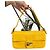Borsa a mano Fendi Baguette in pelle gialla Giallo