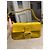 Borsa a mano Fendi Baguette in pelle gialla Giallo - vista 7