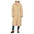 Sandro abrigo largo acolchado Stuart beige - vista 2