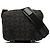 LOEWE Borsa Messenger Militare in Tela Anagram XS Nera Nero