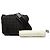 LOEWE Borsa Messenger Militare in Tela Anagram XS Nera Nero - vista 8