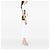 Pochette Nature in tela grigia Eye Loewe Marrone - vista 7