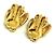 Orecchini a clip in oro Ape Christian Dior D'oro - vista 3