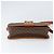 Céline Bolso de Hombro Celine Vintage Macadam de Lona y Cuero Castaño - vista 5