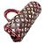 Borsa a mano Papillon M95730 di Louis Vuitton Marrone Rosso Monogramma - vista 3